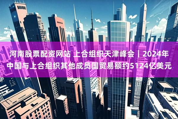 河南股票配资网站 上合组织天津峰会｜2024年中国与上合组织其他成员国贸易额约5124亿美元