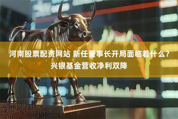 河南股票配资网站 新任董事长开局面临着什么？兴银基金营收净利双降