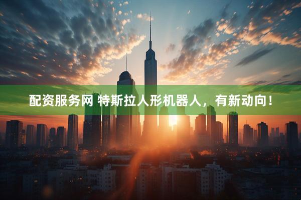 配资服务网 特斯拉人形机器人，有新动向！