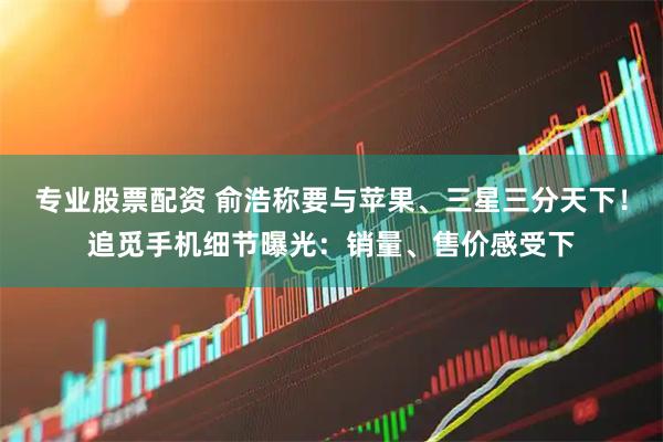 专业股票配资 俞浩称要与苹果、三星三分天下！追觅手机细节曝光：销量、售价感受下